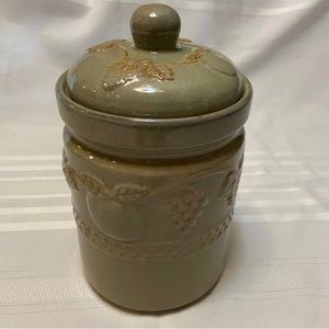 Ceramic Cookie Storage Decorative Kitchen Decor Decanter- EUC
